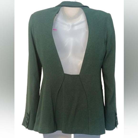 New Diane Von Furstenberg women's blazer collared open back - Picture 5 of 10
